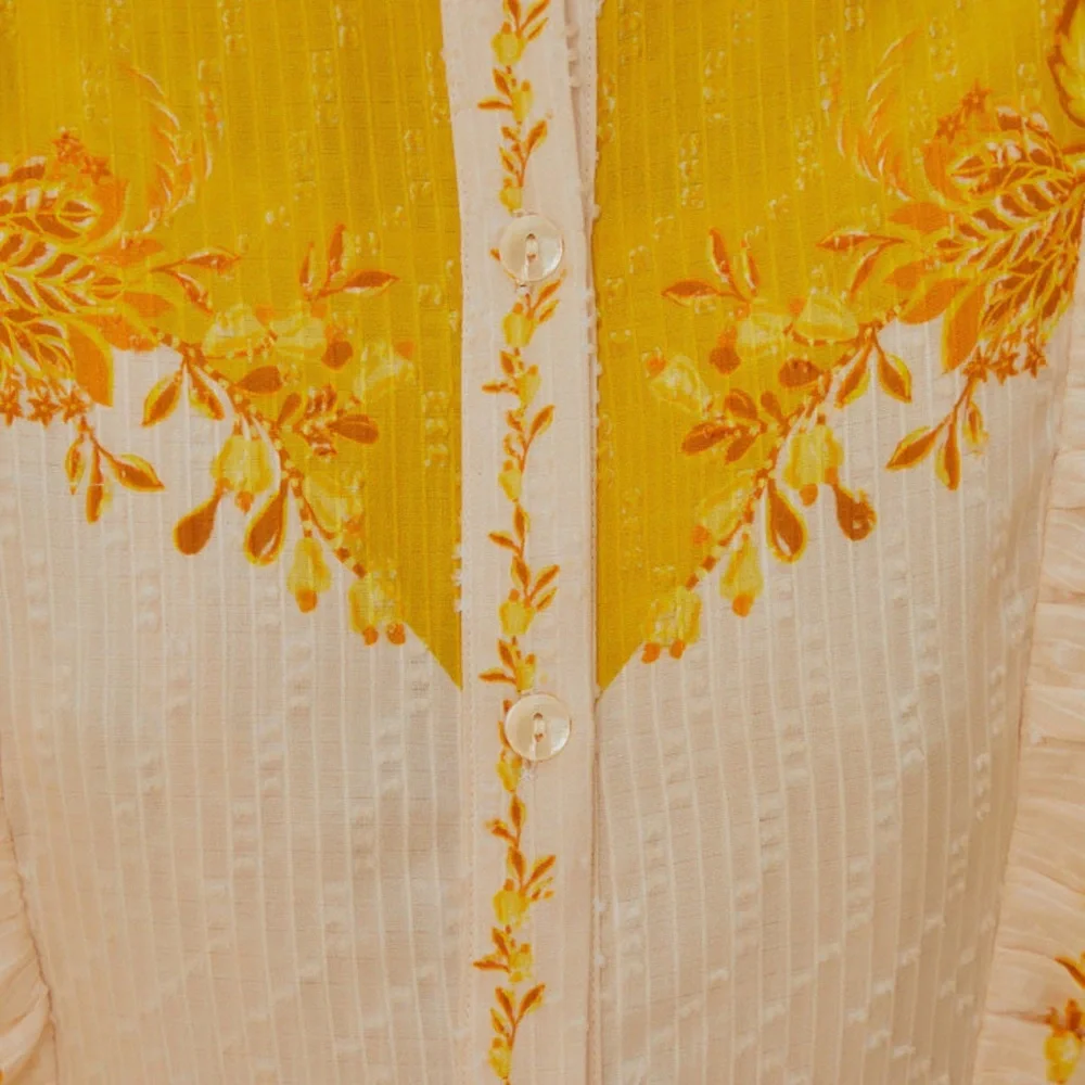 Farm Rio Aura Cream Floral Maxi Dress - Picture 8 of 10